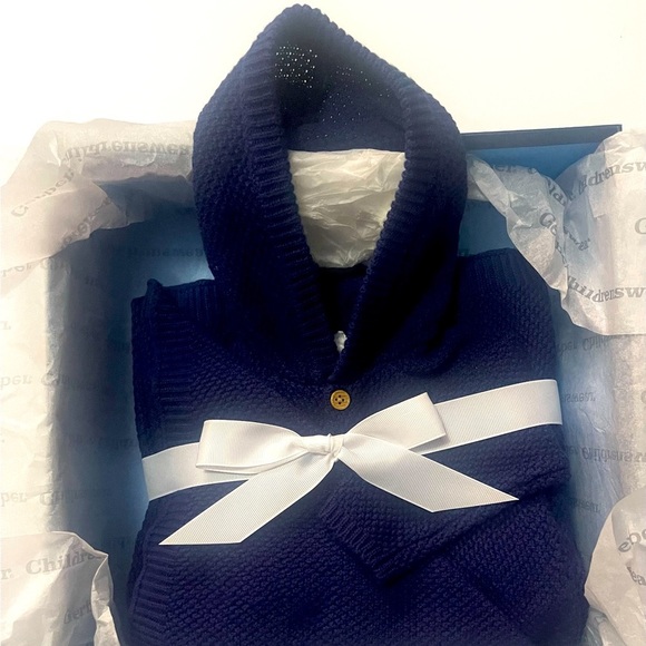 Gerber Baby Boy or Girl Unisex Ear Knit Hooded Outfit Set, (Newborn- 0-3 Months) - Picture 2 of 12